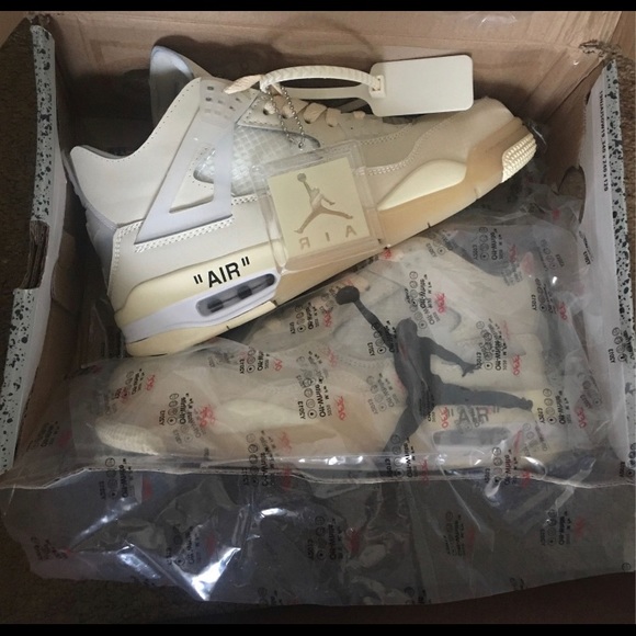 Air Jordan 4 “off white” edition - Picture 1 of 6